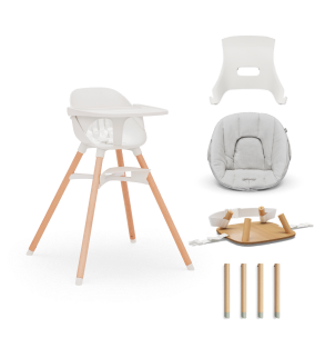 The Chair Bundle in Coconut / 3-in-1 High Chair Kit