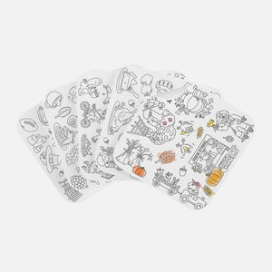 Giant Coloring Sheets in Fall & Thanksgiving / 1 Pack