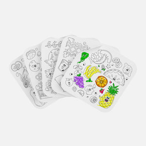 Giant Coloring Sheets in Food / 1 Pack
