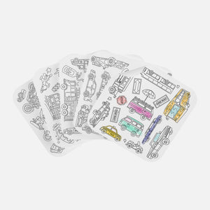 Giant Coloring Sheets in Vehicles / 1 Pack
