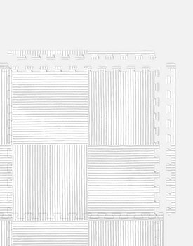 Play Mat in Grey Wickerwork / 10x12